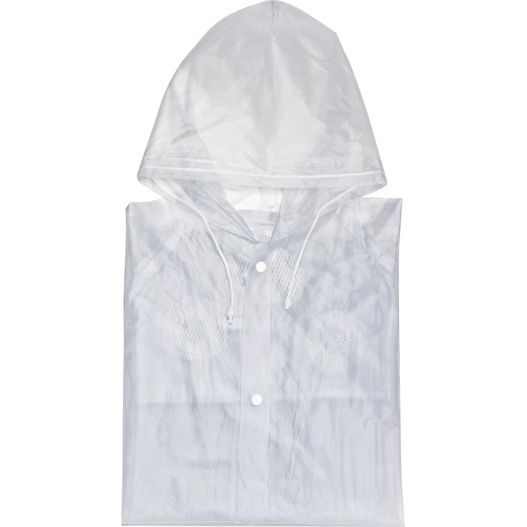 Regenjacke mit Druckknöpfen und Kapuze (Bild 1)