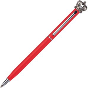 Kugelschreiber aus Metall mit Krone