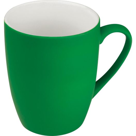 Produktabbildung Tasse aus Porzellan, außen gummiert, 300ml Tasse aus Porzellan, außen gummiert, 300ml (Bild 1)