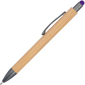 Bambuskugelschreiber mit Touchfunktion