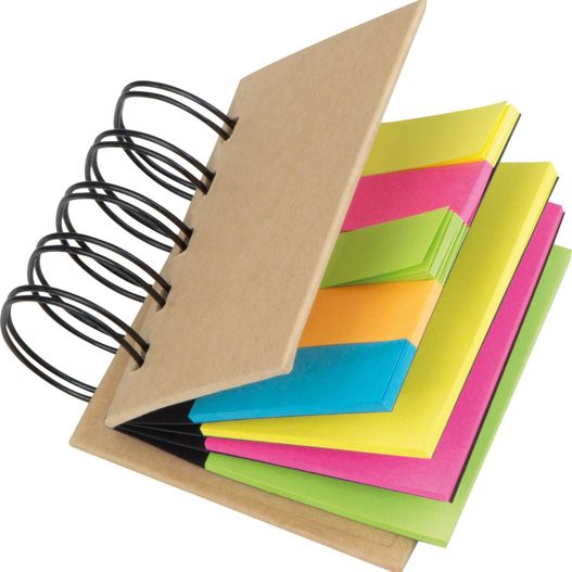 Produktabbildung Kleines Ringbuch mit Haftmarkerstreifen und Haftnotizen Kleines Ringbuch mit Haftmarkerstreifen und Haftnotizen (Bild 1)