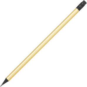 Bleistift mit Radiergummi in Metallic-Farben