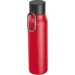 Vakuum Trinkflasche mit Karabiner, 600ml