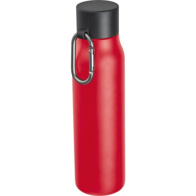 Vakuum Trinkflasche mit Karabiner, 600ml