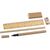 Schreibset mit Lineal, Radiergummi, Spitzer, Bleistift und Rollerball (Bild 3)