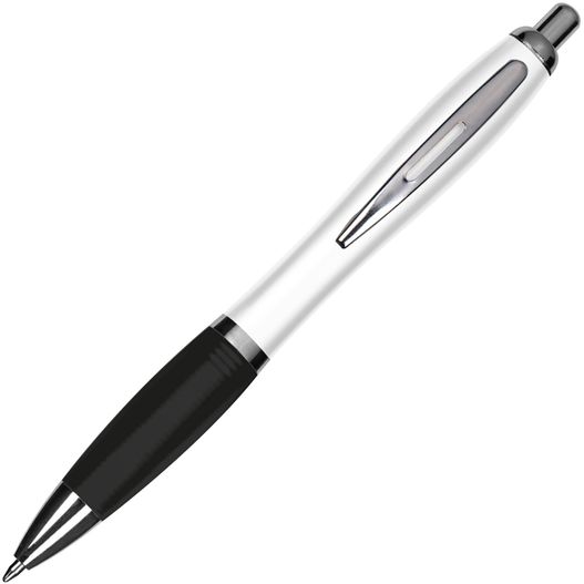 Kugelschreiber mit weißem Schaft (Bild 1)