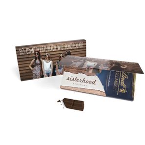 Lindt Schokoladentafel in Mailingmappe