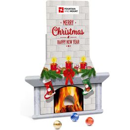 Lindt Lindor Adventsspender "Kamin"