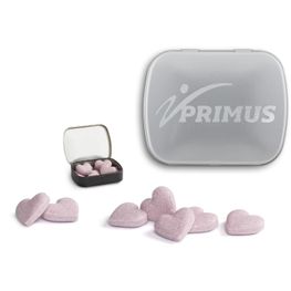 Brauseherzen in Mini Nostalgiedose