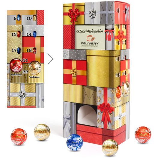 Lindt Lindor Adventsspender "Turm" (Bild 1)