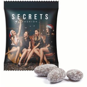 Weihnachtsmandeln im Werbetütchen