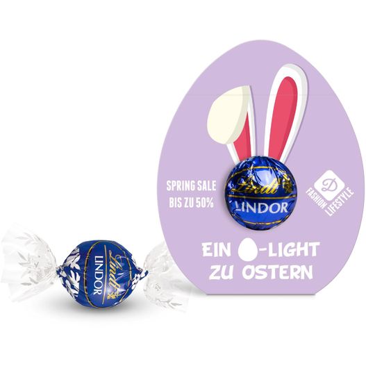 Lindt Lindor Kugel in Werbekartonage "Osterei" (Bild 1)