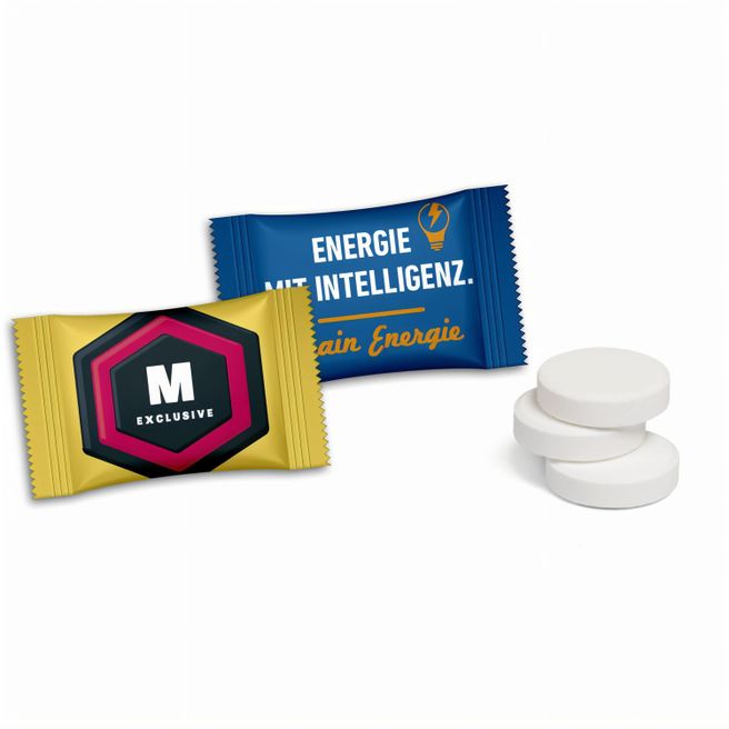 Pfefferminztabletten im Flowpack