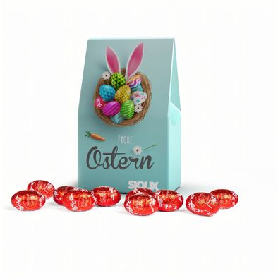 Lindt Lindor Ostereier in Mini-Standboden-Kartonage