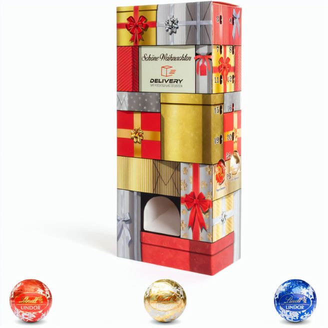 Produktabbildung Lindt Lindor Adventsspender "Individuell" Eco Lindt Lindor Adventsspender "Individuell" Eco