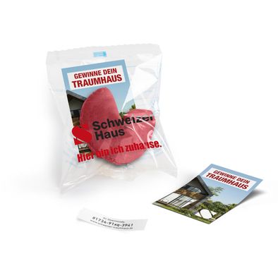 Produktabbildung Glückskekse mit Werbekärtchen Glückskekse mit Werbekärtchen