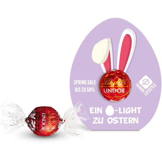 Lindt Lindor Kugel in Werbekartonage "Osterei" (Bild 1)