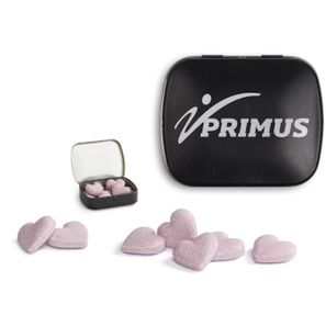 Brauseherzen in Mini Nostalgiedose