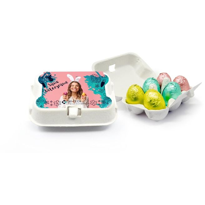 6er Schoko Ostereier