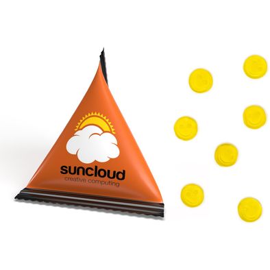 Produktabbildung Mini Tetraeder Fruchtgummi Mini Tetraeder Fruchtgummi