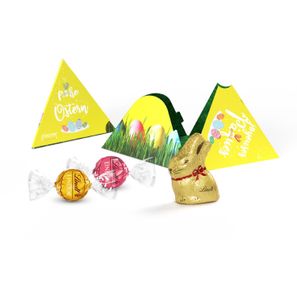 Lindt Osternest in Pyramidenbox