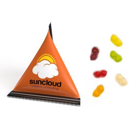 Mini Tetraeder Fruchtgummi