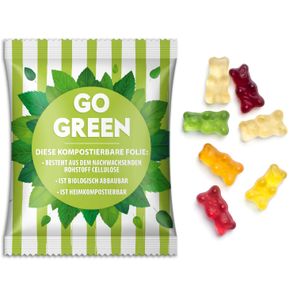 Gummibärchen im Werbetütchen