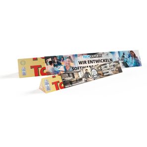 Toblerone in Werbeschuber