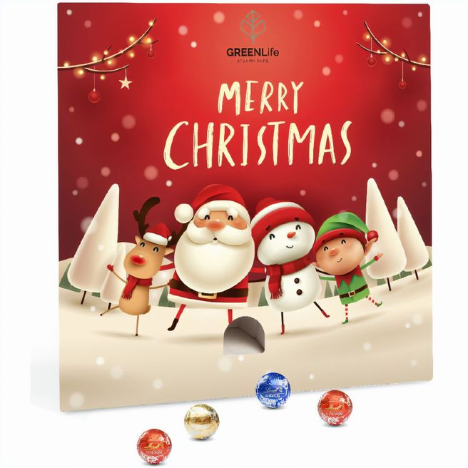 Lindt Lindor Adventsspender "Quadrat"