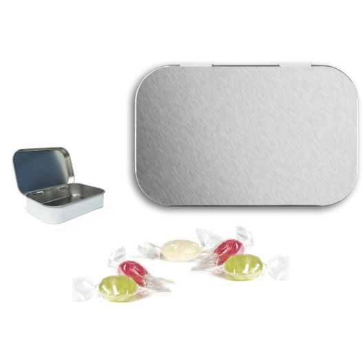 eine dose mit einem süßigkeiten darin und eine dose süßigkeiten Nostalgiedose (Bild 1)