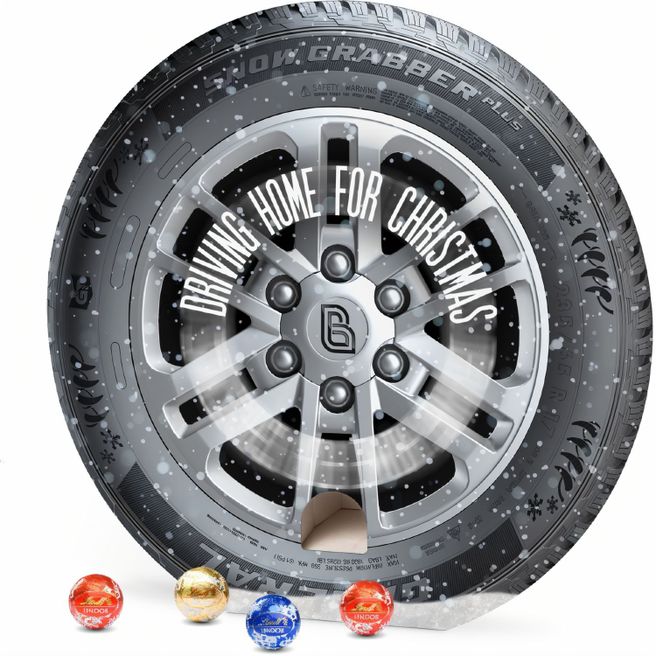 Lindt Lindor Adventsspender "Rund"