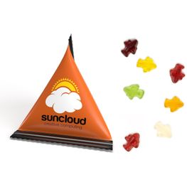 Mini Tetraeder Fruchtgummi