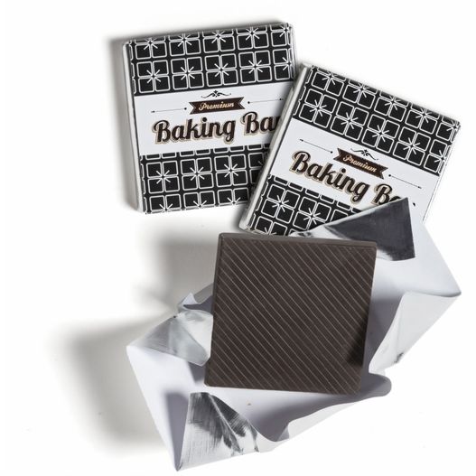 eine schokoladenbar und eine schokoladenbar auf weißer oberfläche Schokotäfelchen 5 g (Bild 1)