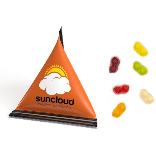 Mini Tetraeder Fruchtgummi (Bild 1)