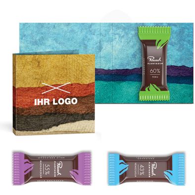 "Rausch Plantagen" Minis in Klappkarte klein