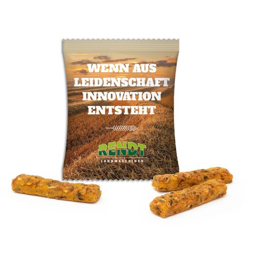 Hütts Vollkorn Sticks im Werbetütchen (Bild 1)
