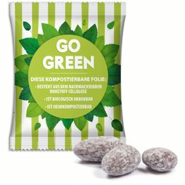 Weihnachtsmandeln im Werbetütchen