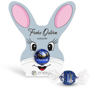 Lindt Lindor Kugel in Werbekartonage "Osterhase"