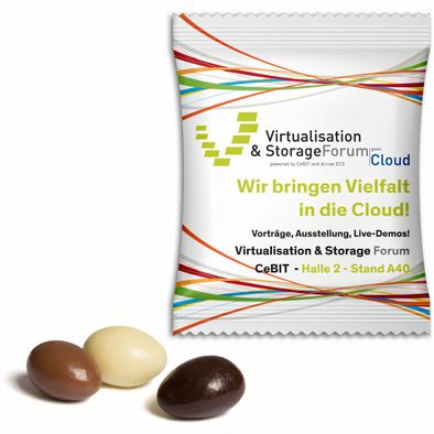 Mandeln im Werbetütchen