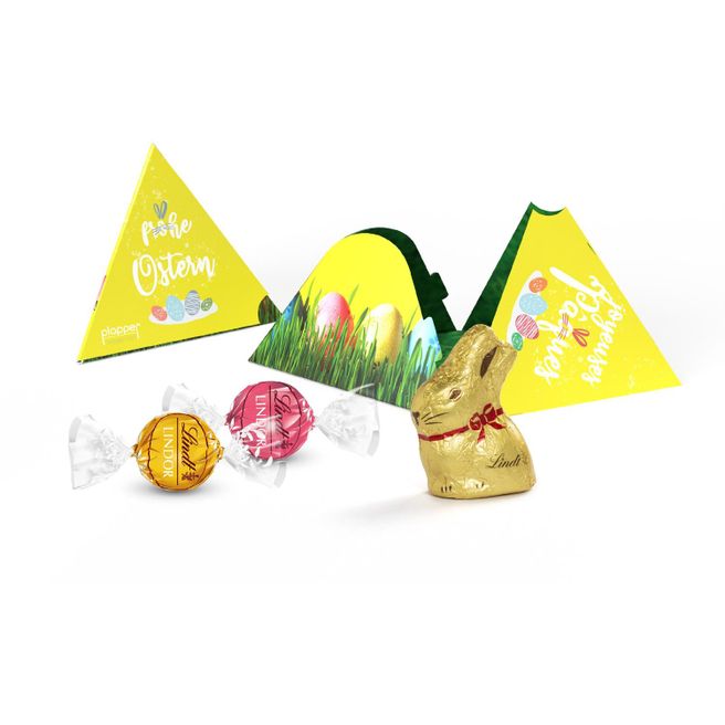 Lindt Osternest in Pyramidenbox