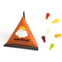 Produktabbildung Mini Tetraeder Fruchtgummi Mini Tetraeder Fruchtgummi