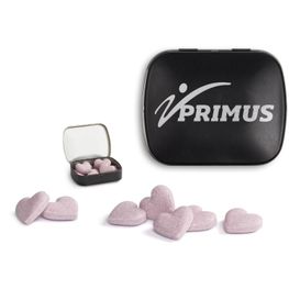 Brauseherzen in Mini Nostalgiedose