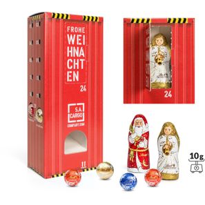 Lindt Lindor Adventsspender "Turm" mit Hohlfigur