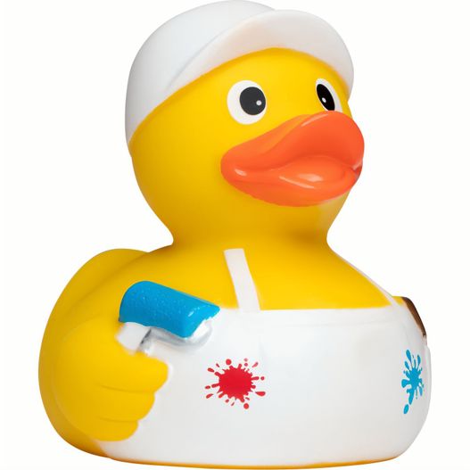 eine gummiente mit einer bandage und einer pinsel Quietsche-Ente Maler (Bild 1)