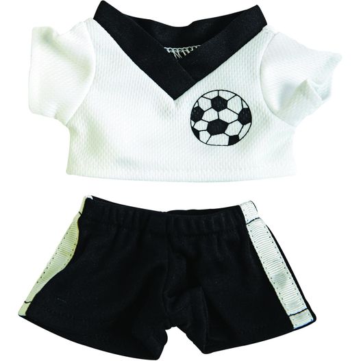eine fußballuniform und shorts für eine puppe Fußball-Dress (Bild 1)
