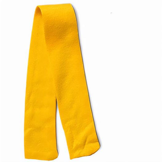 eine gelbe krawatte auf einer weißen oberfläche Schal (Bild 1)