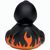 Quietsche-Ente Flammen mit Slogan BBQ-Queen (Bild 3)