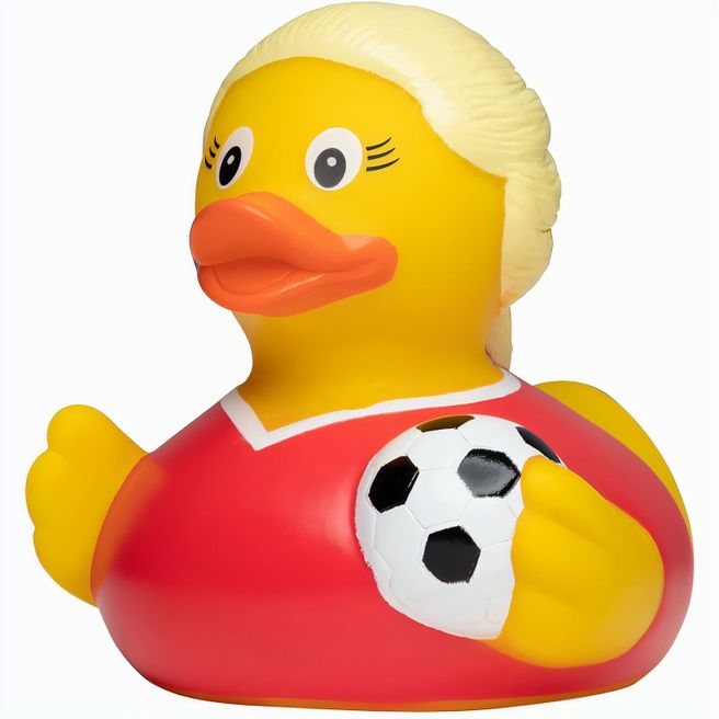 Quietsche-Ente Fußballerin