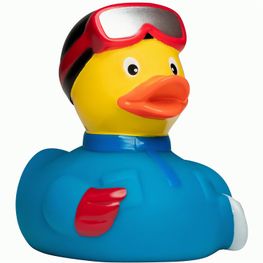 Quietsche-Ente Snowboarder