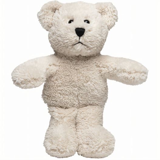 ein weißer teddybär mit schwarzer nase Bär Meike (Bild 1)